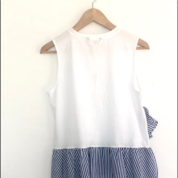 BANANA REPUBLIC White Ruffle Sleeveless Top - Picture 5 of 9